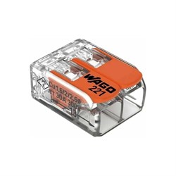 Двухпроводная соединительная клемма WAGO 221-412 - фото 16343877