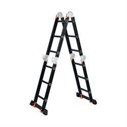 Алюминиевая многофункциональная лестница STARTUL BLACK LINE - фото 16344826