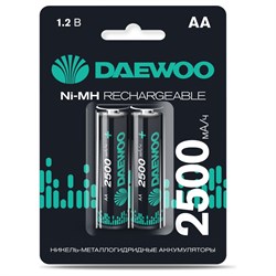 Аккумулятор Daewoo AA (2500mAh) Ni-MH BL-2 - фото 16346159