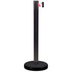 Стойка ограждения Rusbarrier BSLN-Х86333 BLACK red/white - фото 16359714