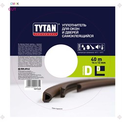 Уплотнитель для окон и дверей TYTAN Professional - фото 16360021