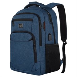 Рюкзак HEIKKI SECURE (ХЕЙКИ) универсальный, отделение для ноутбука, синий, 46x31x19 см, 273896 - фото 16371164