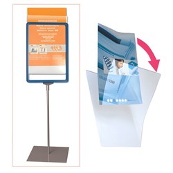 Экран защитный для рамки POS БОЛЬШОГО ФОРМАТА, А3 (код 290254, 290255, 290256, 290257), прозрачный, 290263 - фото 16371170