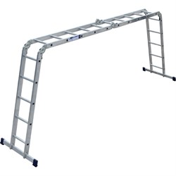 Алюминиевая шарнирная лестница Алюмет TL 4055 - фото 16373883