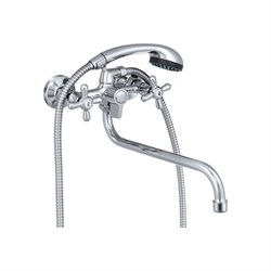 Двуручный смеситель для ванны и умывальника Славен СЛ-ДВ-О31 - фото 16377415