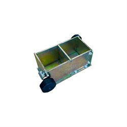 Двухгнездовая оцинкованная кубическая форма TeaM 2ФК-70/4 - фото 16378765