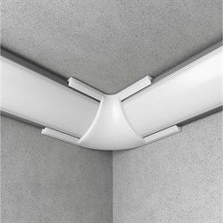 Угловой соединитель для углового профиля для светодиодной ленты Geniled 12201_white_ch - фото 16378986