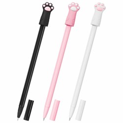 Ручка с топпером шариковая масляная FUNSTER (ФАНСТЕР) "CAT PAWS", СИНЯЯ, корпус ассорти, пишущий узел 0,7 мм, линия письма 0,35 мм, 144369 - фото 16409611