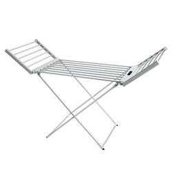 Сушилка для белья напольная, электрическая, раскладная, 3 зоны сушки, алюминиевая, таймер/регулировка темп. 45-70 °С, LAIMA HOME, 700979 - фото 16416660