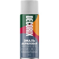 Универсальная аэрозольная акриловая эмаль Decorix 0101-24 DX - фото 16420348