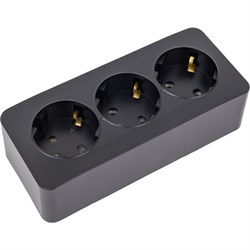 Трехместная розетка Stekker софия - фото 16422930