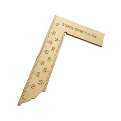 Плоский двусторонний угольник Петроградъ М00017953 - фото 16430475