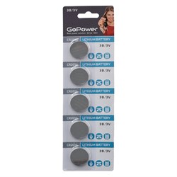 Батарейка GoPower CR2016 - фото 16431552