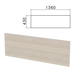 Экран-перегородка "Бюджет", 1360х16х430 мм, БЕЗ ФУРНИТУРЫ, дуб шамони светлый, 402667-430 - фото 16441073