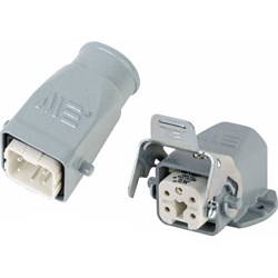 Прямоугольный промышленный разъем Mete Enerji H5A-BM-GF - фото 16444191