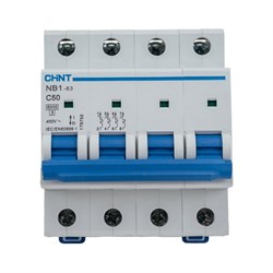 Автоматический выключатель CHINT NB1-63 - фото 16456955