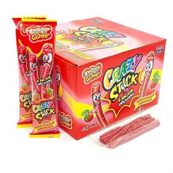 Мармелад в кислой обсыпке "CRAZY GUMMY. CRAZY STICK", клубника, 20 г, КАНДИ КЛАБ, MAR135 - фото 16475008