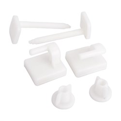 Комплект креплений для сиденья унитаза WIRQUIN 20975004 - фото 16490540