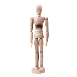Манекен художественный ГИБКИЙ, BRAUBERG ART CLASSIC, дерево, высота 30 см, 191293 - фото 16499089