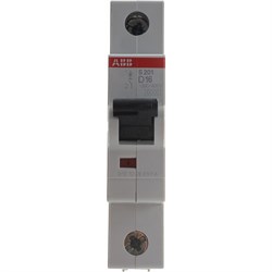 Однополюсной автоматический выключатель ABB S201 - фото 16500298