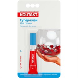 Супер-клей для стекла Контакт КМ 120-Б03 С - фото 16501469