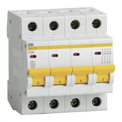 Автоматический выключатель IEK ВА47-29 - фото 16508426
