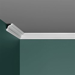 Потолочный плинтус ПраймДекор XPS профиль K-45 длина 2м - фото 16508836