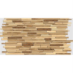 ПВХ панель Регул брус декоративный дуб - фото 16512421