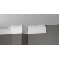 Ударопрочный влагостойкий потолочный карниз под покраску Decor-Dizayn DD515 - фото 16513327