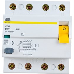 Устройство защитного отключения IEK ВД1-63 УЗО - фото 16514581