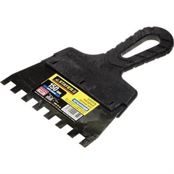 Нержавеющий зубчатый шпатель STAYER 1009-15-10 - фото 16515032