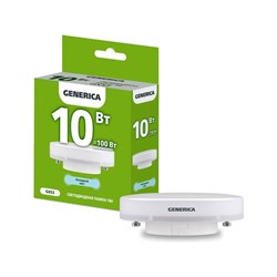 Светодиодная лампа Generica LL-T80-10-230-65-GX53-G - фото 16517190