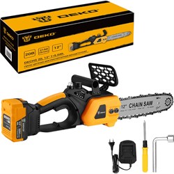 Цепная аккумуляторная бесщеточная пила DEKO DKCHS - фото 16522665