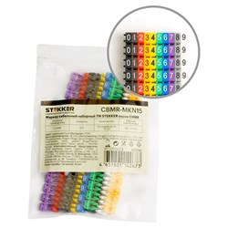 Кабельный наборный маркер Stekker CBMR-MKN15 - фото 16525248