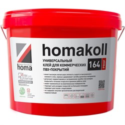 Водно-дисперсионный универсальный клей для коммерческих ПВХ покрытий Homakoll 164 PROF - фото 16526333