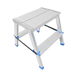 Двусторонняя алюминиевая стремянка LadderBel STR2-AL-2EP - фото 16526910