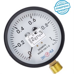 Манометр ЭКО-М МД02-100-G-1МПа-ЭИ - фото 16527313
