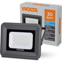 Светодиодный прожектор WOLTA WFL-30W/06 - фото 16530660
