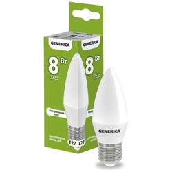 Светодиодная лампа Generica LL-C35-08-230-40-E27-G - фото 16534181