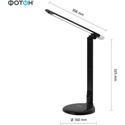 Настольный светильник Фотон TL-10DR-B - фото 16542046