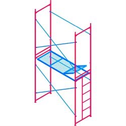 Комплект рамных лесов МЕГА 770 - фото 16543074