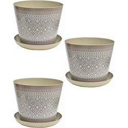 Круглое кашпо Violet N-Kahpo-3/-38165-53 - фото 16549667