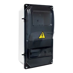 Учетно-распределительный навесной пластиковый корпус KRZMI ЩУРН-П 1/8 - фото 16555236