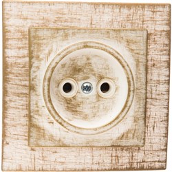 Одноместная розетка duwi Palazzo Vintage - фото 16556063