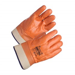 Перчатки АМПАРО™ Арктика крага (хлопок+поролон+ПВХ), 6176 - фото 16559383