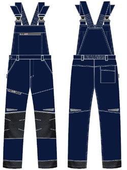 Полукомбинезон ProfLineSpecialist (тк.Смесовая,240), т.синий - фото 16559441