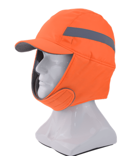 Каскетка защитная утепленная BIOT, оранжевый (арт. 00315) - фото 16559555