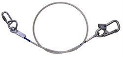 Строп Б+Кс (стальной трос) 1 монт.+1 соед.кар. 1,5м - фото 16559798