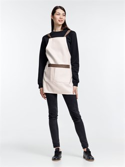 Фартук Settle In, светло-бежевый (молочный) - фото 16560002