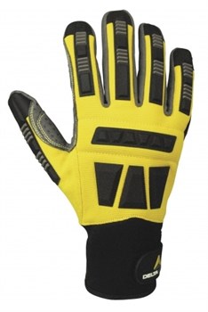 Перчатки DeltaPlus™ EOS VV900 (полиэстер+полиуретан/полиамид с ПВХ точкой+неопрен) - фото 16560267